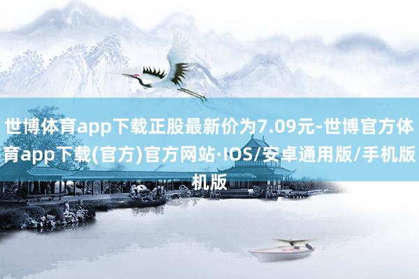 世博体育app下载正股最新价为7.09元-世博官方体育app下载(官方)官方网站·IOS/安卓通用版/手机版