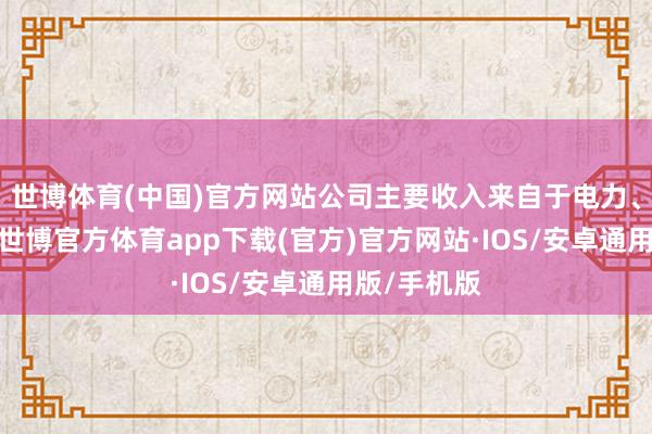 世博体育(中国)官方网站公司主要收入来自于电力、热力行业-世博官方体育app下载(官方)官方网站·IOS/安卓通用版/手机版