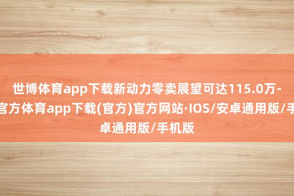 世博体育app下载新动力零卖展望可达115.0万-世博官方体育app下载(官方)官方网站·IOS/安卓通用版/手机版