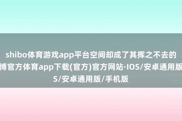 shibo体育游戏app平台空间却成了其挥之不去的痛点-世博官方体育app下载(官方)官方网站·IOS/安卓通用版/手机版