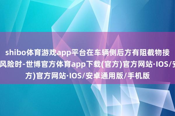 shibo体育游戏app平台在车辆侧后方有阻截物接近、系统识别到有风险时-世博官方体育app下载(官方)官方网站·IOS/安卓通用版/手机版